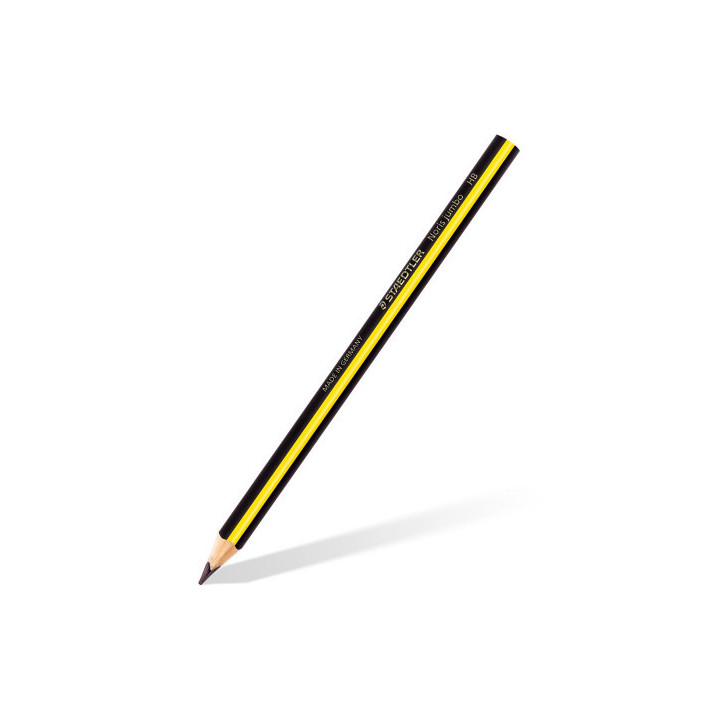 Bote expositor 72 pzas lápiz grafito triangular jumbo noris 119 staedtler 119 t72