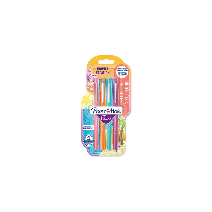 Flair m. tropical vacation bl4  paper mate 2032363