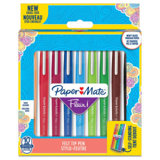 Flair blister 10 colores surtidos paper mate 2028898