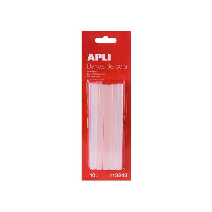 Apli Pack de 10 Barras de Cola Termofusible Ø 7