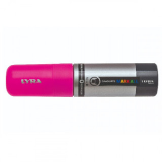 Marcador permanente mark all rosa neón 8 mm lyra groove l6830328