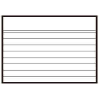 Apli Fichas Rayas Nº1 95x65mm 100U - Ideal para Organizar y Clasificar - Resistente y Duradero - Multicolor