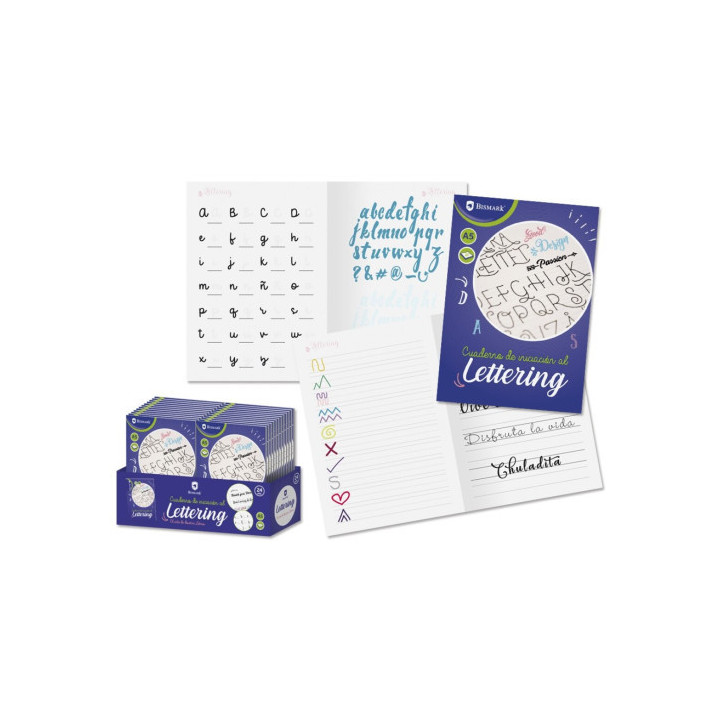 Cuaderno lettering a5 -20 hojas bismark 328439