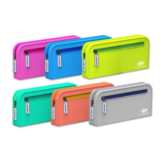 Portatodo silicona ovalado doble cremallera lagart 329276