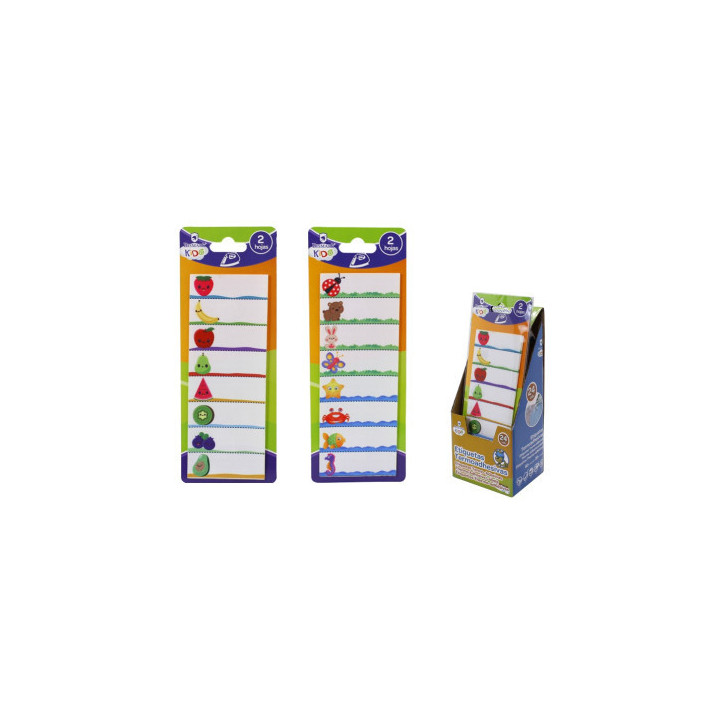 Etiquetas termoadhesivas marca-ropa (16 uds) bismark kids 327351