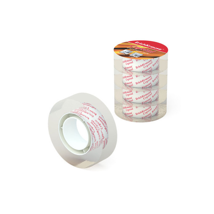 Pack 4 cintas adhesivas crystal