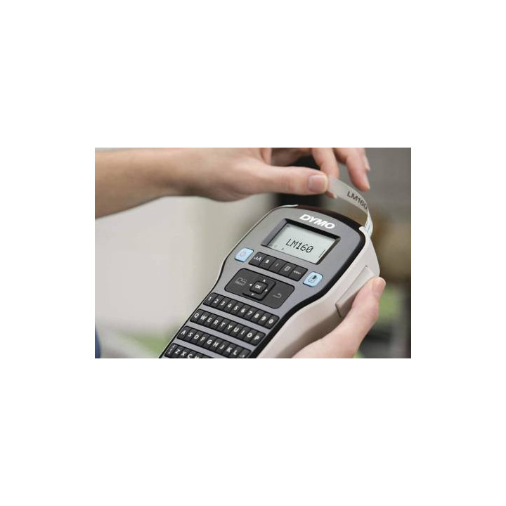 Rotuladora labermanager 160 + 3 cintas d1 12mm negro/blanco value pack dymo 2142267