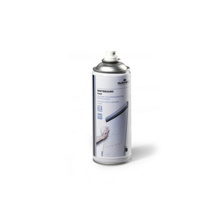 Bote spray 400ml espuma limpiadora para pizarras blancas durable 5756