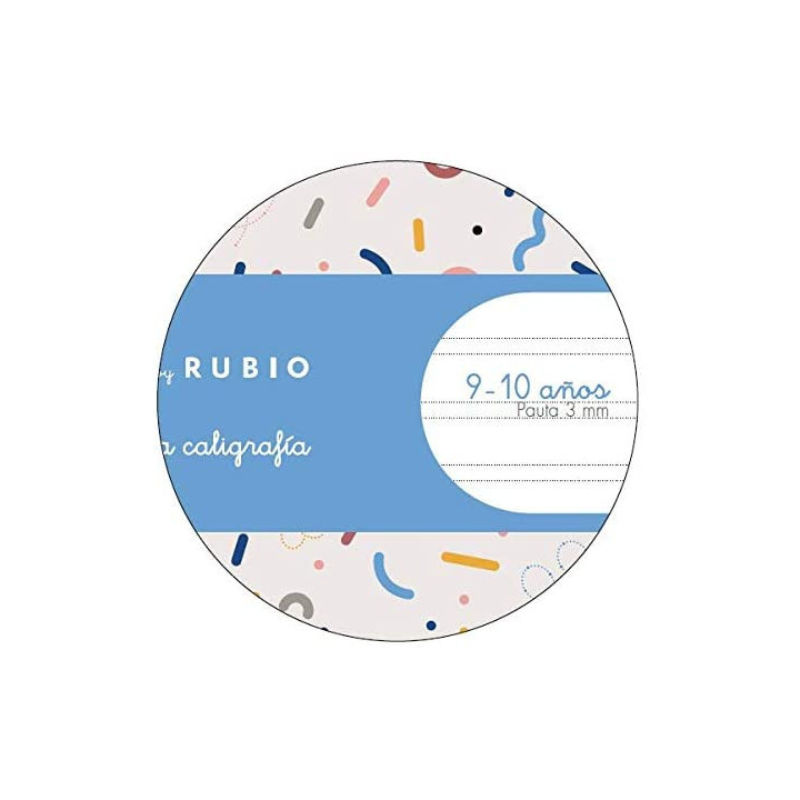 Cuaderno grapado a4 50hojas pauta 3mm mr con ejercicios rubio miquelrius 8145.