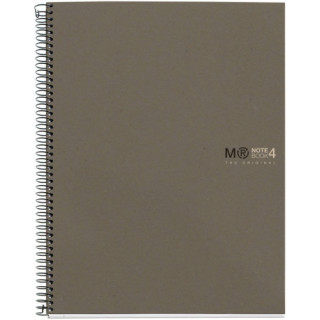 Cuaderno 100% reciclado nb-4 a5 120hojas ecogris miquelrius 6084