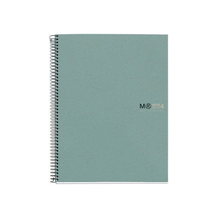 Cuaderno 100% reciclado nb-4 a4 120hojas ecoazul miquelrius 6083