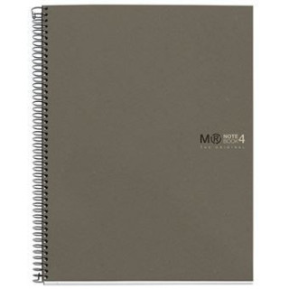 Cuaderno 100% reciclado nb-4 a4 120hojas ecogris miquelrius 6082