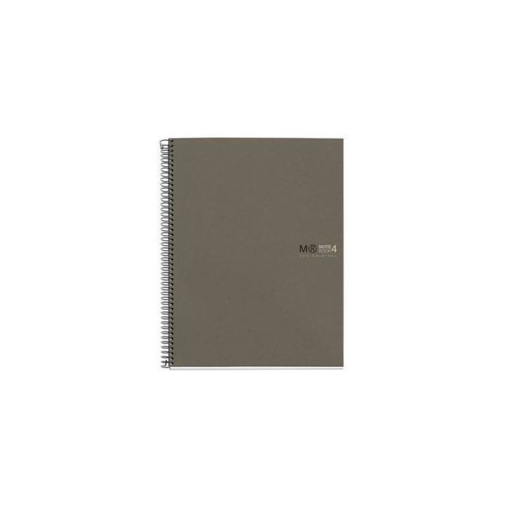 Cuaderno 100% reciclado nb-4 a4 120hojas ecogris miquelrius 6082