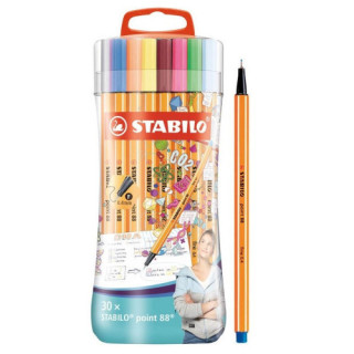 Estuche sleeve pack 30 point88 stabilo 8830-4
