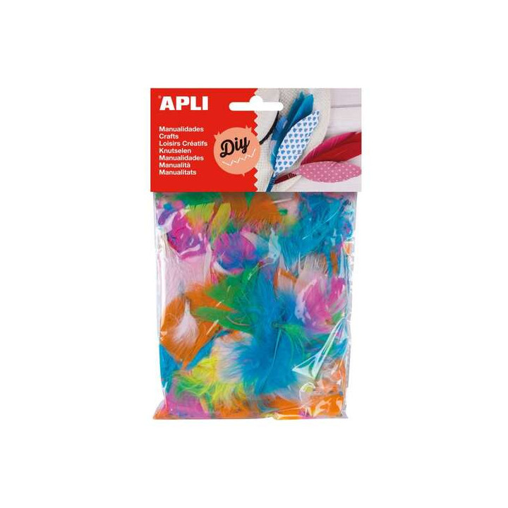 Apli Plumas Collage 14g - Colores Surtidos