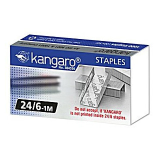 Caja 1000 grapas 24/6-1m kangaro kg2461m