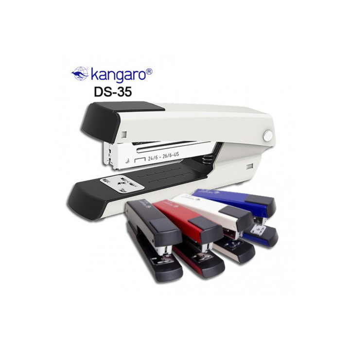 Grapadora metálica ds-35 (colores surtidos) kangaro kgds35