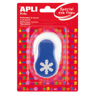Apli Perforadora Copo de Nieve - Figura de 25.4mm - Perfora Papel