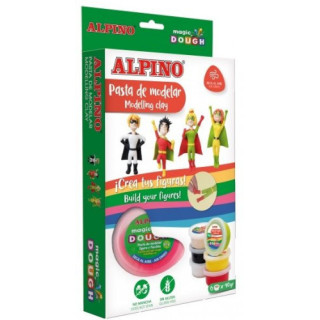 Set magic dough superheroes alpino dp000207