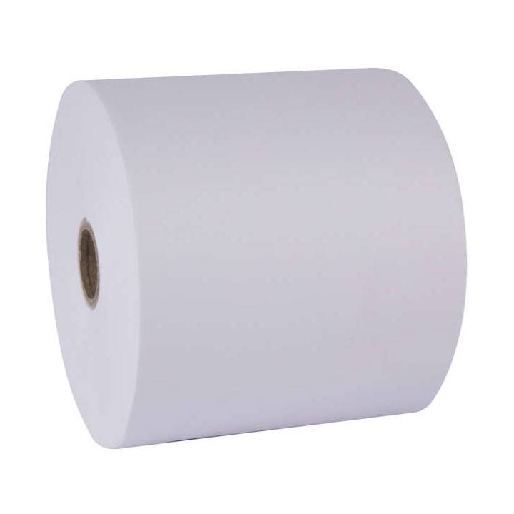Apli Rollo de Papel Autocopiativo Blanco 75x65x12mm - Sin Necesidad de Carbon - Facil de Usar