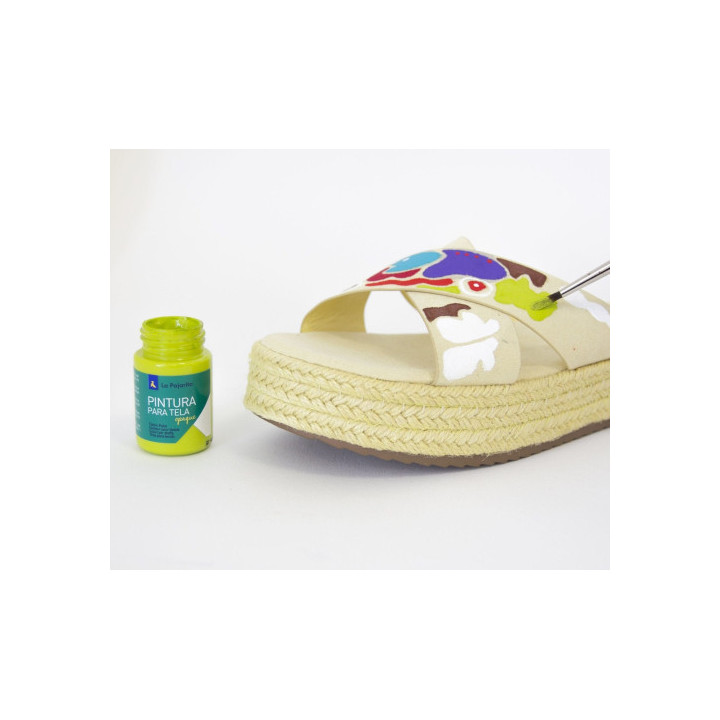 Pintura para tela opaca to-03 amarillo oro. 35ml la pajarita 207522