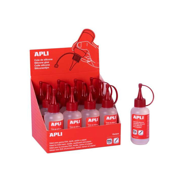 Apli Cola de Silicona 100ml - Sin Metanol - No Instantáneo