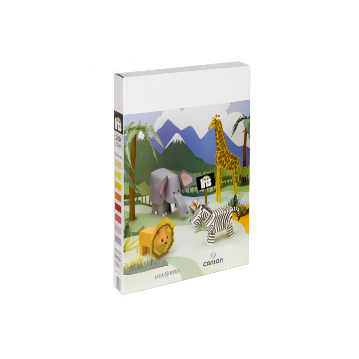 Expositor 200h cartulina iris 50x65 185g surtido c (x8) canson c400080142