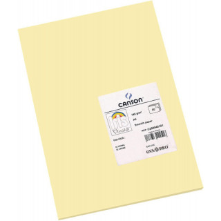 Pack 50 hojas cartulina iris a3 185g crema canson c200040181