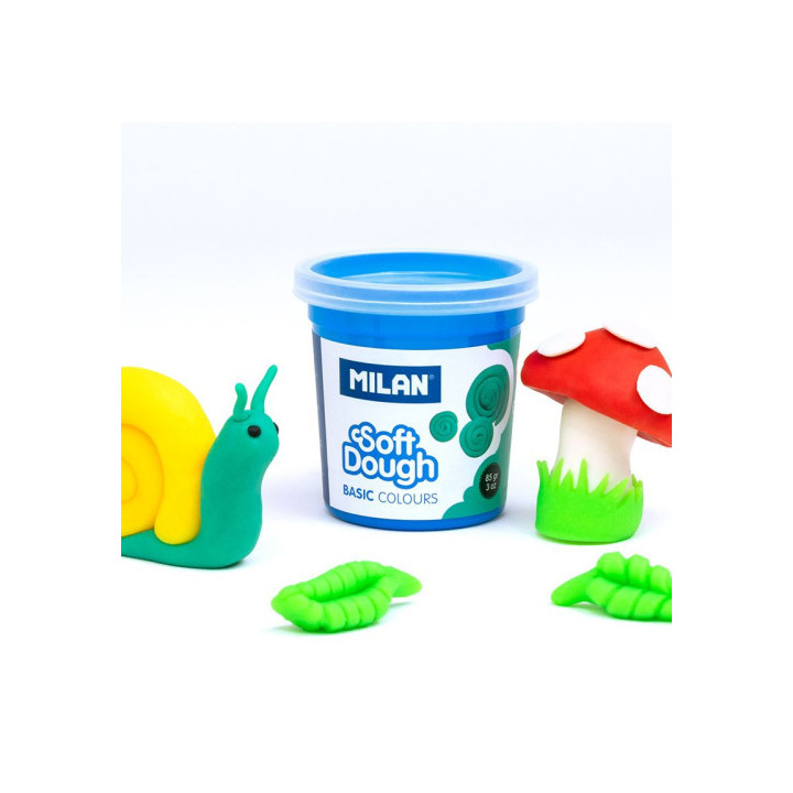 Caja 10 frascos 85gr básico soft dough nuevo milan 913510b