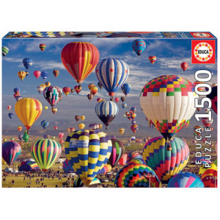 Puzzle 1500 piezas globos aerostáticos educa 17977
