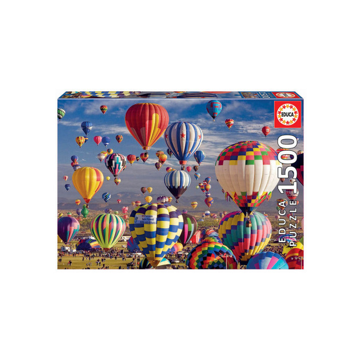 Puzzle 1500 piezas globos aerostáticos educa 17977