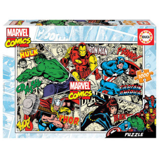 Puzzle 1000 piezas marvel comics educa 18498