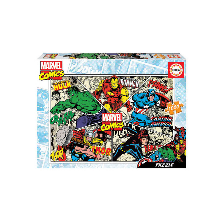 Puzzle 1000 piezas marvel comics educa 18498
