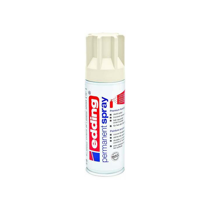 Spray blanco crema mate. edding 5200-921
