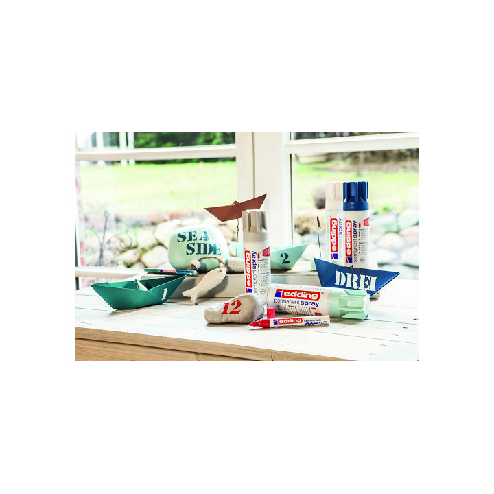 Spray blanco crema mate. edding 5200-921