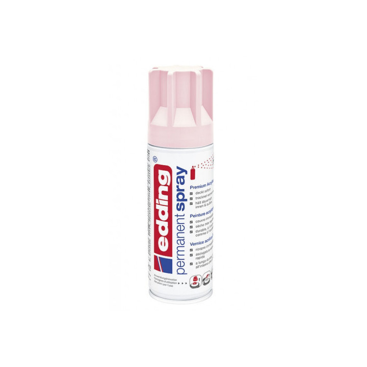 Spray rosa pastel mate. edding 5200-914