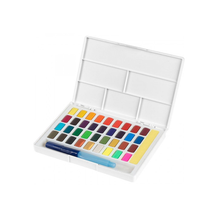 Estuche con 36 acuarelas creative studio. faber castell 169736