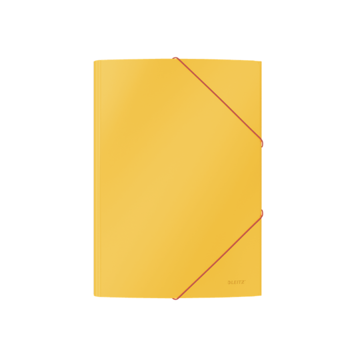 Dossier 3 solapas cosy soft touch amarillo leitz 30020019