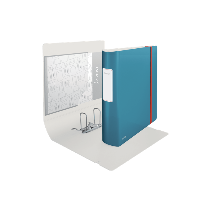 Archivador active cosy 180° 80mm azul leitz 10380061
