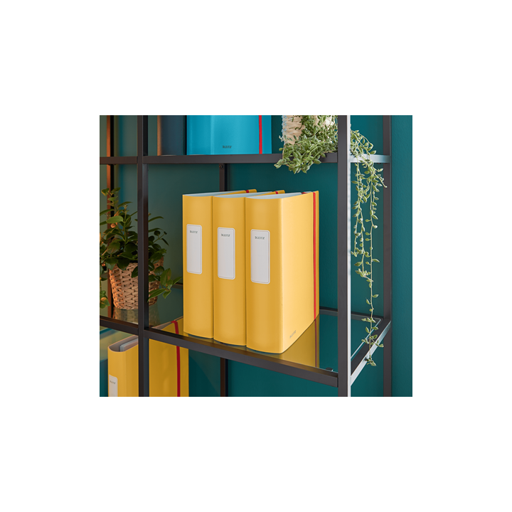 Archivador active cosy 180° 80mm amarillo leitz 10380019
