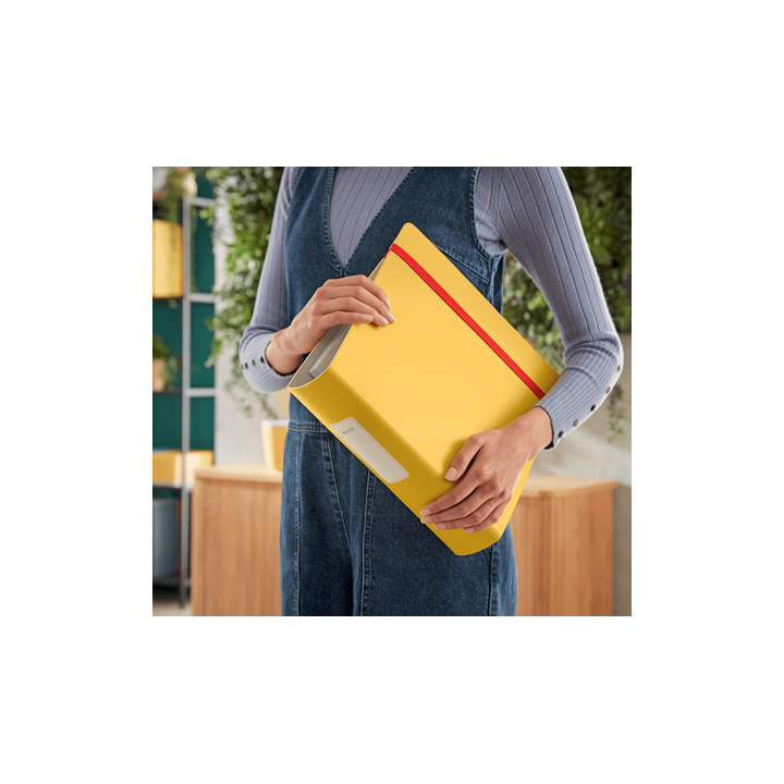 Archivador active cosy 180° 80mm amarillo leitz 10380019