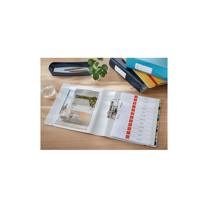 Archivador active cosy 180° 80mm amarillo leitz 10380019