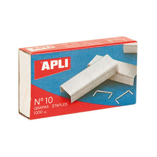 Apli Grapas Galvanizadas Plata Brillante 0.53mm - Precisas y Duraderas