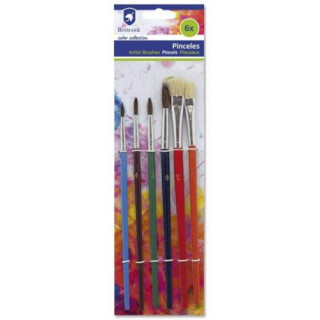 Set de 6 pinceles surtidos bismark 326064