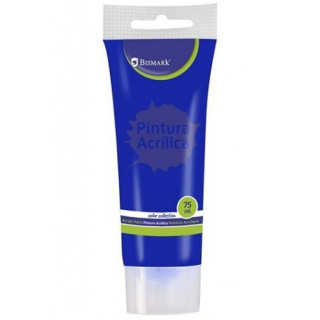 Bote pintura acrilica 75 ml azul oscuro bismark 328520