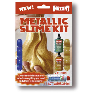Estuche metallic slime mini kit 2 colas + activador instant 18961