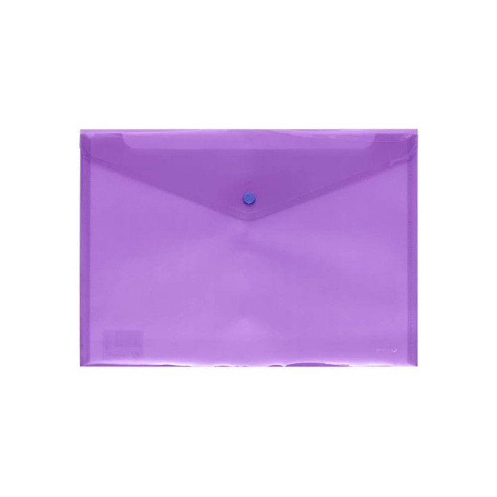 Sobre polipropileno folio solapa c/broche plastico violeta carchivo 342k56