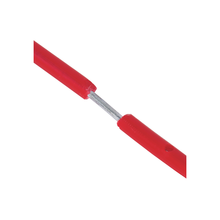 Pack 100 fastener metal flexible d-clip rojo bankers box 1189301