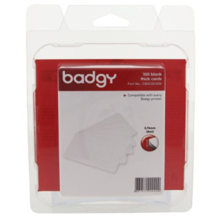 Pack 100 tartejas pvc badgy cbgc0030w