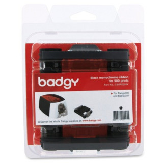 Consumible monocromo negro para 500 impresiones badgy cbgr0500k